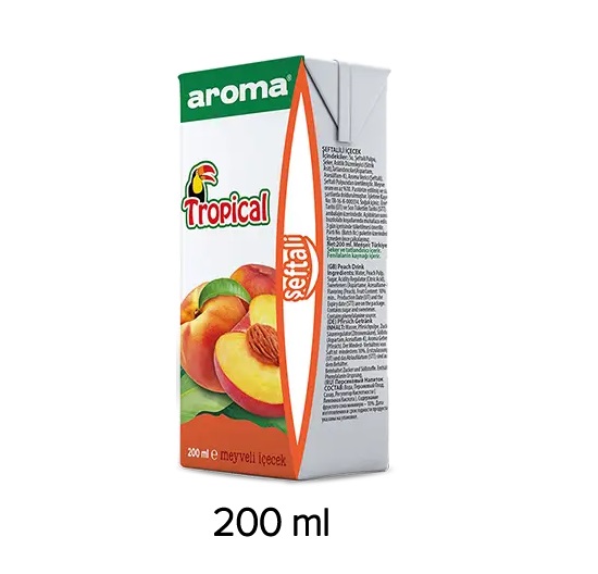 Aroma%20Tropical%20Şeftalili%20200ml%20Pipetli%20*27’li%20Koli