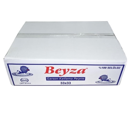 Beyza%20Garson%20Katlama%2033x33%20Peçete%20100%20lü%20*12%20Paketli%20Koli