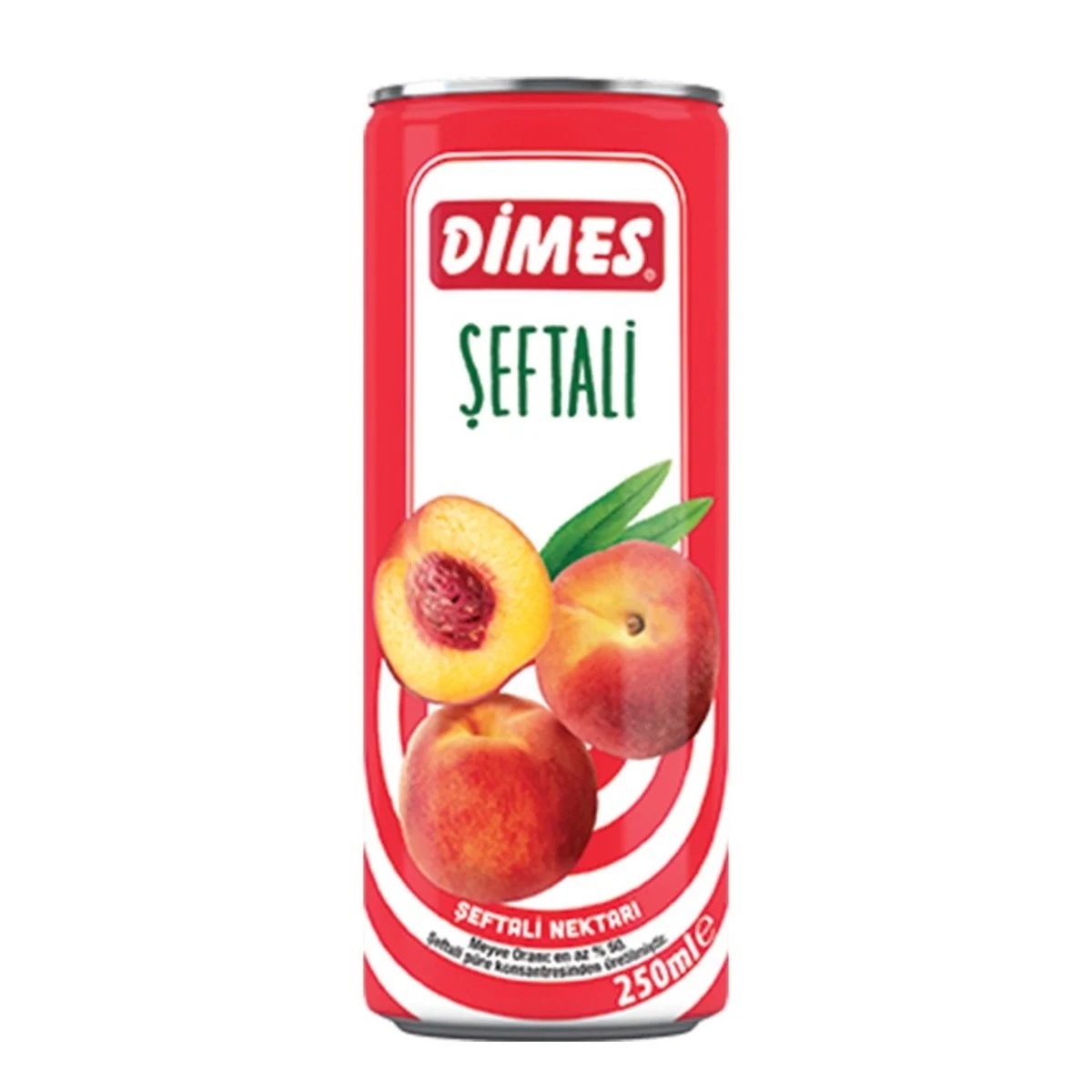 Dimes%20Şeftali%20250ml%20Teneke%20Kutu%20*12’li%20Koli