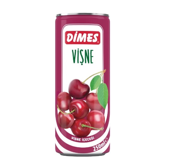 Dimes%20Vişne%20250ml%20Teneke%20Kutu%20*12’li%20Koli