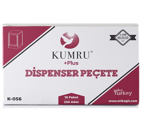 Kumru%20Plus%20Dispenser%20Peçete%20250’li%20*18%20Paketli%20Koli