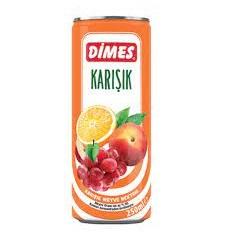 Dimes Karışık 250ml Teneke Kutu *12’li Koli