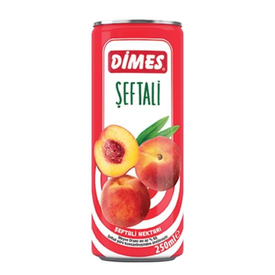 Dimes Şeftali 250ml Teneke Kutu *12’li Koli