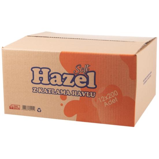 Hazel Soft Z Katlama Havlu 200’lü *12 Paketli Koli