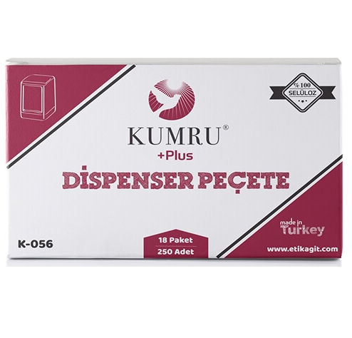 Kumru Plus Dispenser Peçete 250’li *18 Paketli Koli